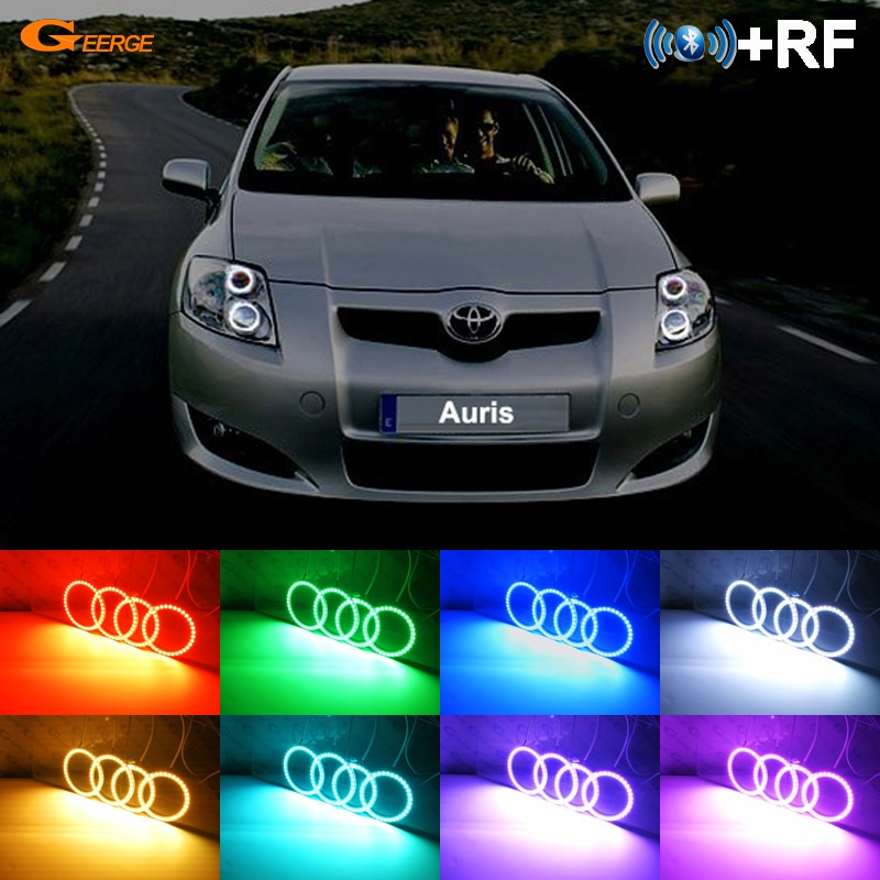 Toyota Auris 2006 2007 2008 2009 Pre facelift RF   APP Ƽ ÷ Ʈ Ʈ RGB LED õ  ŰƮ